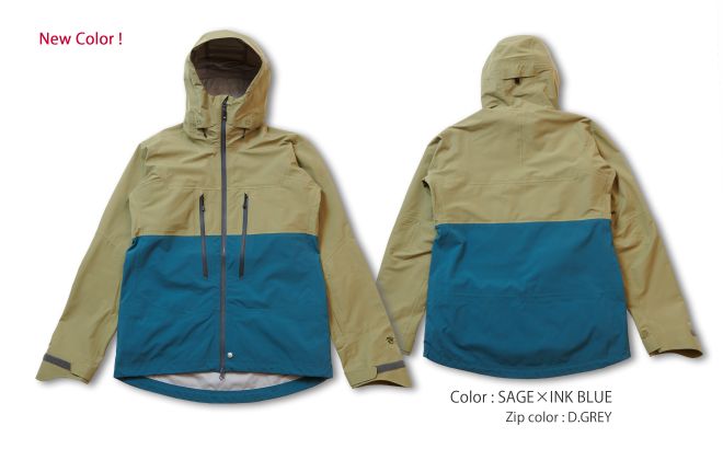 SMILE JACKET / SAGE×INK BLUE