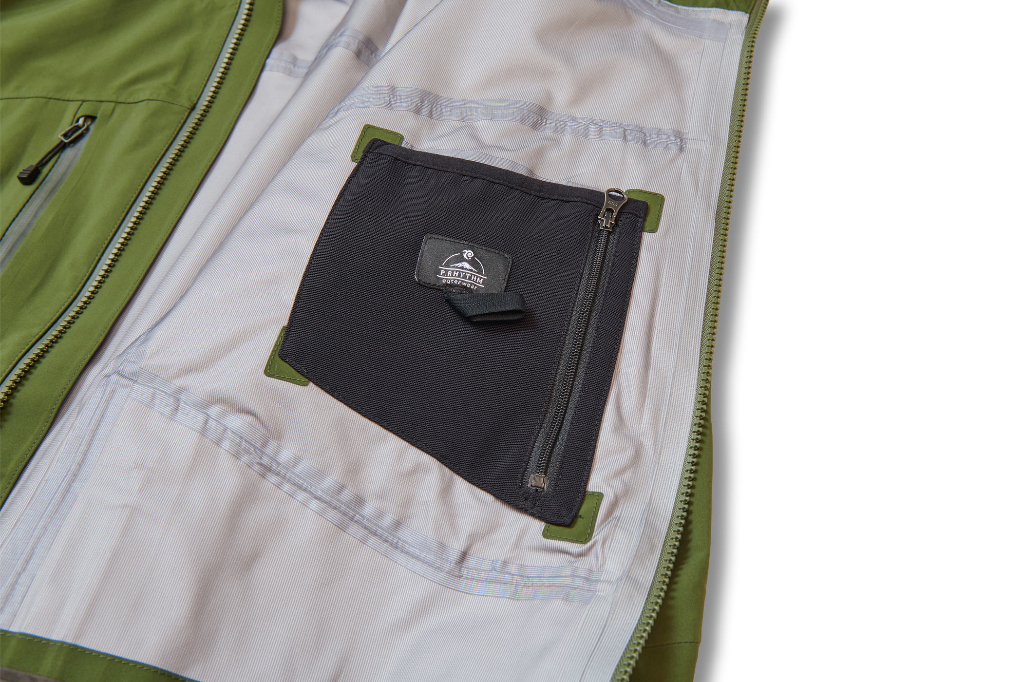 Inside Power Mesh Pocket